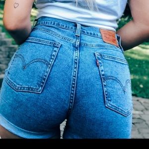 Levi’s high waisted shorts